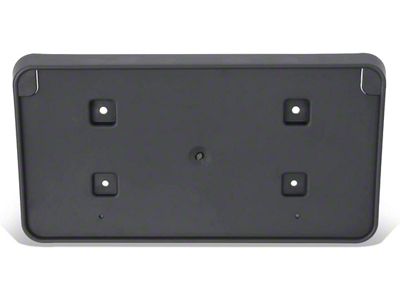 License Plate Mounting Bracket; Front (15-21 Charger Parallel Mounting Holes)
