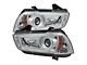 Signature Series Light Tube DRL Projector Headlights; Chrome Housing; Clear Lens (11-14 Charger w/ Factory Halogen Headlights)