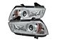 Signature Series Light Tube DRL Projector Headlights; Chrome Housing; Clear Lens (11-14 Charger w/ Factory HID Headlights)