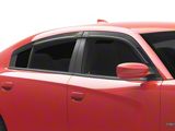 Low Profile Ventvisor Window Deflectors; Front and Rear; Dark Smoke (11-23 Charger)