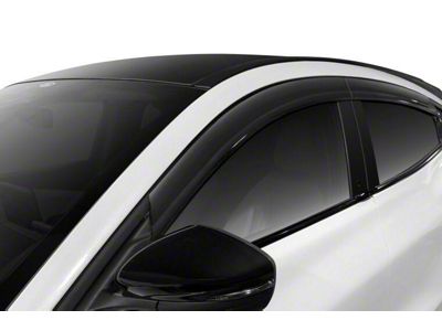 Low Profile Ventvisor Window Deflectors; Front and Rear; Dark Smoke (11-23 Charger)