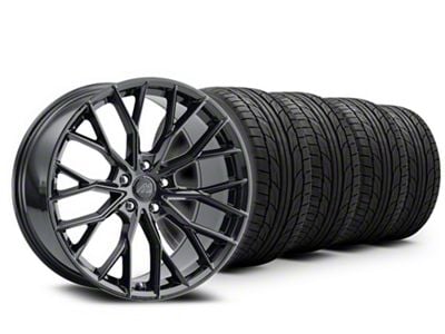 20x8.5 MACH Forged MF.10 Wheel - 255/45R20 NITTO High Performance Summer NT555 G2 Tire; Wheel & Tire Package (11-23 AWD Charger)