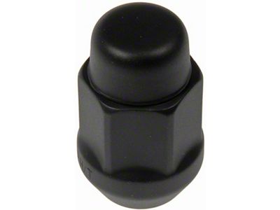 Matte Black Acorn Wheel Lug Nuts; M14x1.50; Set of 21 (06-23 Charger)