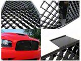 Mesh Upper Grille; Black (06-10 Charger)