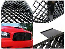 Mesh Upper Grille; Black (06-10 Charger)