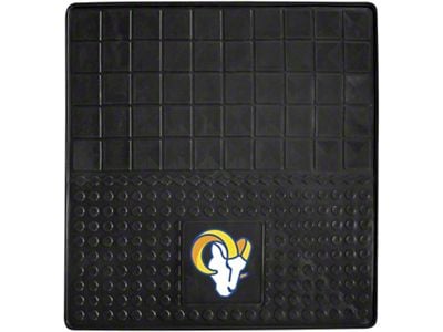Molded Trunk Mat with Los Angeles Rams Logo (Universal; Some Adaptation May Be Required)