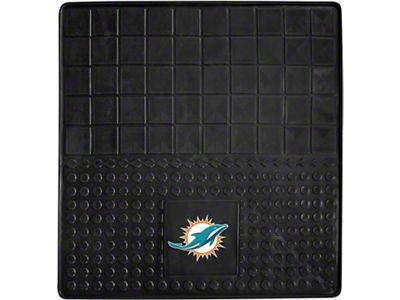 Molded Trunk Mat with Miami Dolphins Logo (Universal; Some Adaptation May Be Required)