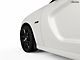 Mud Flaps; Front; Gloss Black Vinyl (15-23 Charger, Excluding Widebody)