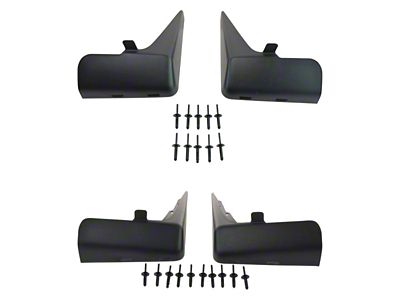 Mud Flaps; Front and Rear (11-14 Charger Pursuit, R/T, SXT)