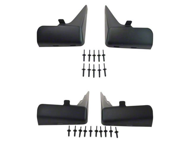 Mud Flaps; Front and Rear (11-14 Charger Pursuit, R/T, SXT)
