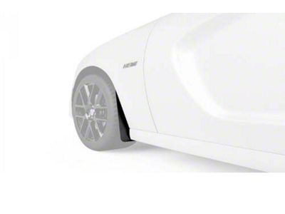 Mud Flaps; Front; Satin Black Ice Vinyl (15-23 Charger, Excluding Widebody)