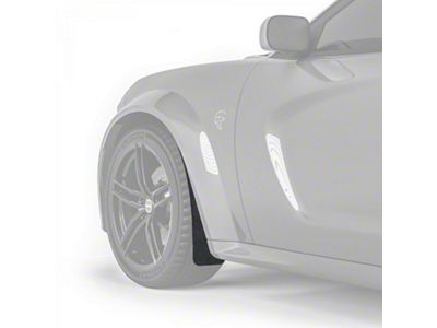 Mud Flaps; Front; Textured Black (20-23 Charger Widebody)