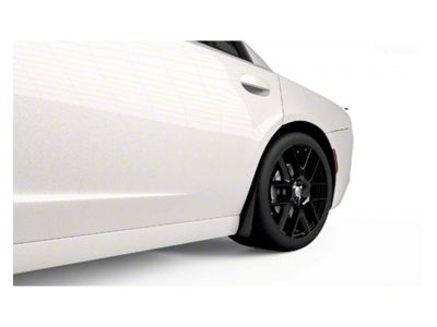 Mud Flaps; Rear; Satin Black Ice Vinyl (15-23 Charger, Excluding Widebody)