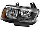 OE Style Headlight; Black Housing; Clear Lens; Passenger Side (11-14 Charger w/ Factory Halogen Headlights)