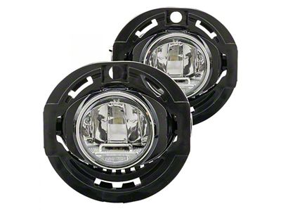 LED Fog Lights; Clear (15-16 Charger)