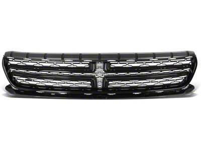 OE Style Mesh Upper Replacement Grille; Matte Black (15-18 Charger, Excluding SRT)