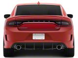 OE Style Rear Diffuser; Matte Black (15-23 Charger SRT, Excluding Widebody; 17-18 Charger Daytona, R/T 392; 19-23 Charger GT, Scat Pack, R/T, Excluding Widebody)