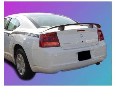 OE Style Rear Spoiler; Unpainted (06-10 Charger)