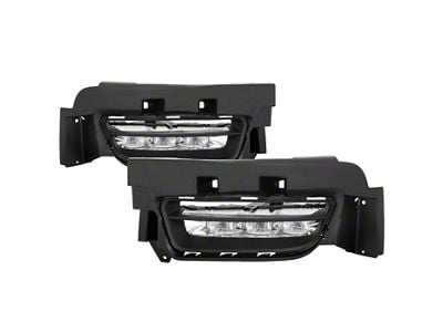 OEM Style LED Fog Lights with Switch; Clear (15-16 Charger)