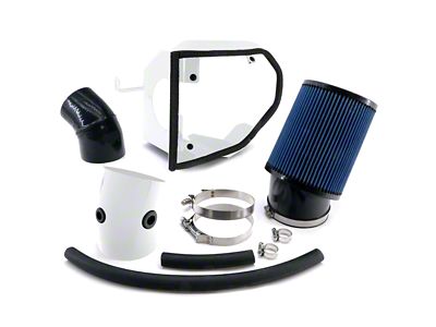 Open Box Cold Air Intake with Oiled Filter; White (17-23 Charger SRT Hellcat w/ Air Grabber Hood)