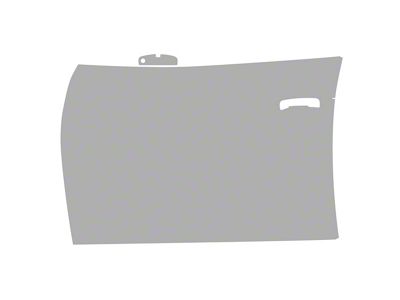 Paint Protection PPF Pre-Cut Kit; Full Front Driver Side Door; Gloss (20-23 Charger Scat Pack Widebody)