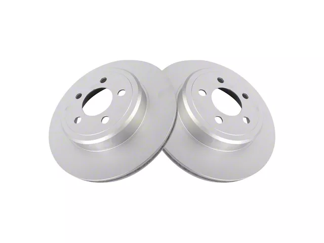 Qu21265 Rear Rotor Charger Plain Vented Rotors; Rear Pair (06-23 Charger w/ Dual Piston ...
