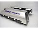 Polished Fuel Rail Covers with 392 HEMI Lettering; Purple Carbon Fiber (15-23 6.4L HEMI Charger w/o Shaker Hood)