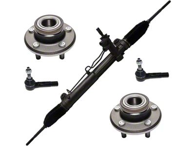 Power Steering Rack and Pinion with Wheel Hub Assemblies and Outer Tie Rods (06-10 RWD Charger)
