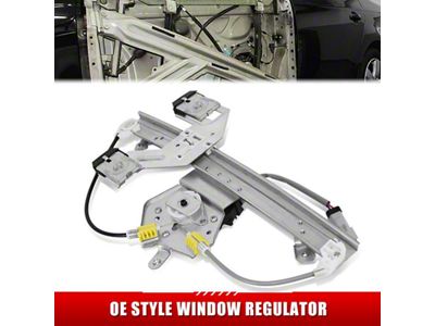 Power Window Regulator with Motor; Rear Driver Side (06-10 Charger)