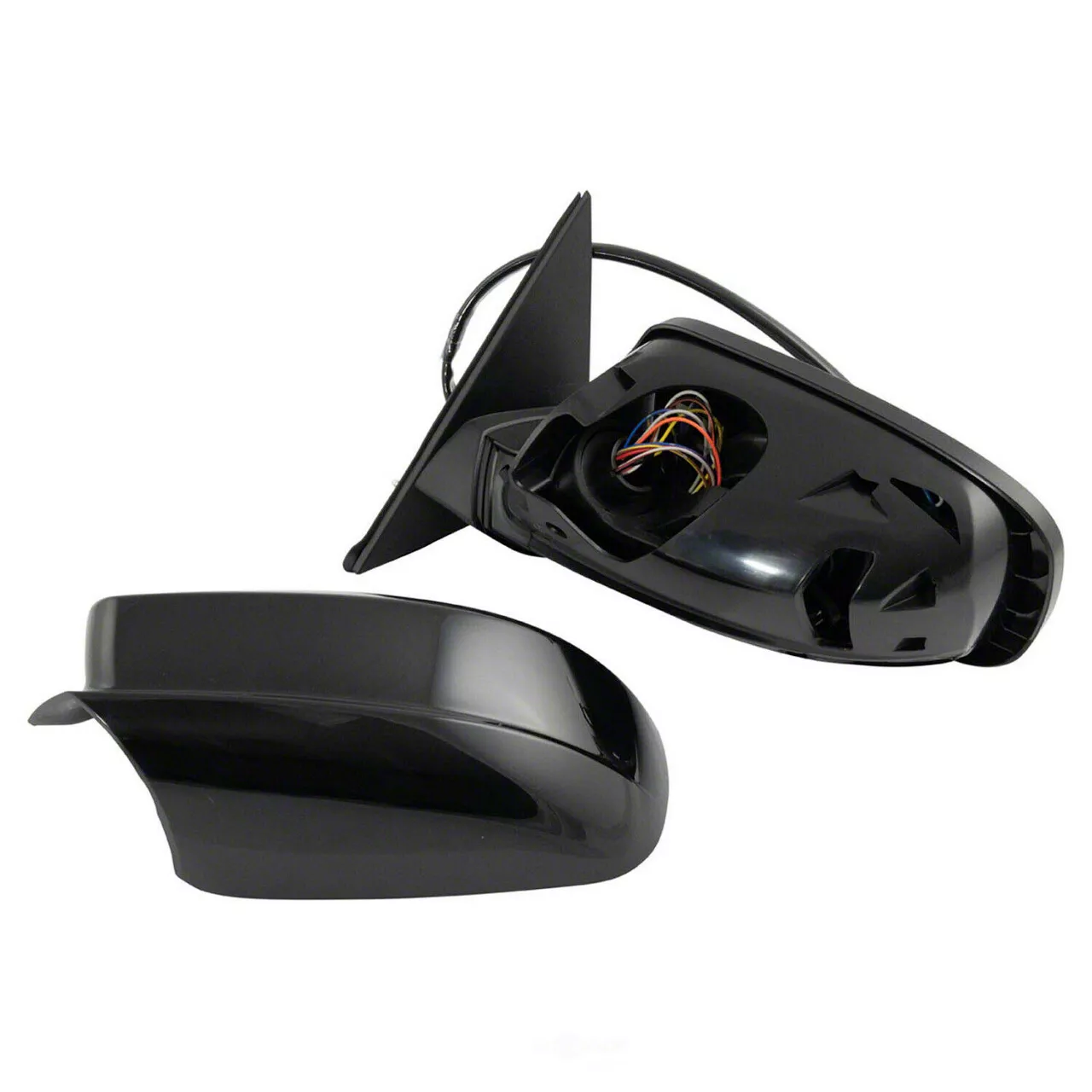 Charger Powered Heated Memory Mirror with Blind Spot