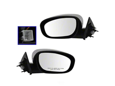Powered Heated Non-Folding Mirrors; Chrome (2008 Charger)