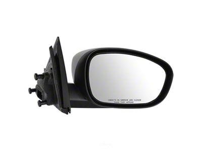 Powered Non-Folding Mirror; Textured Black; Passenger Side (06-10 Charger)