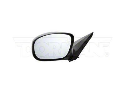 Powered Non-Heated Side Mirror; Driver Side; Black (08-10 Charger)