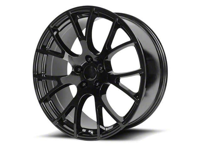 PR161 Gloss Black Wheel; Rear Only; 20x10.5 (11-23 RWD Charger)