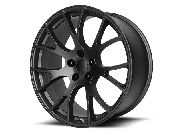 PR161 Matte Black Wheel; 20x9 (11-23 RWD Charger, Excluding SRT Hellcat)