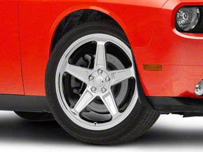 PR186 Chrome Wheel; 20x9; 20mm Offset (11-23 RWD Charger, Excluding SRT Hellcat)