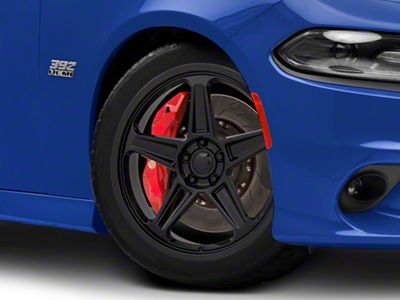 PR186 Gloss Black Wheel; 20x9; 20mm Offset (11-23 RWD Charger, Excluding SRT Hellcat)