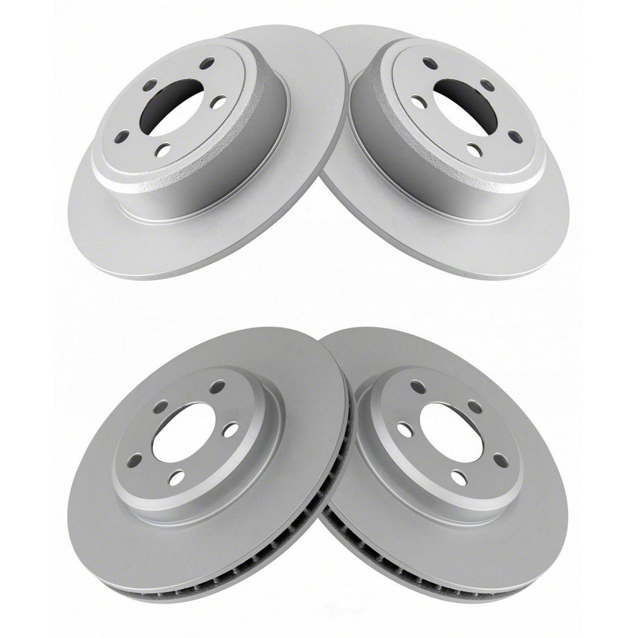 Charger Premium GCoated Rotors; Front and Rear (0620 Charger w/ 12.60