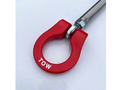 Premium Stealth Tow Hook with Paintable D-Ring; Front and Rear (15-23 Charger)