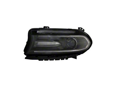 Headlights Depot Projector Halogen Headlight; Driver Side (15-16 Charger)