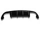QUAD Style Rear Diffuser; Matte Black (15-23 Charger SRT, Excluding Widebody)