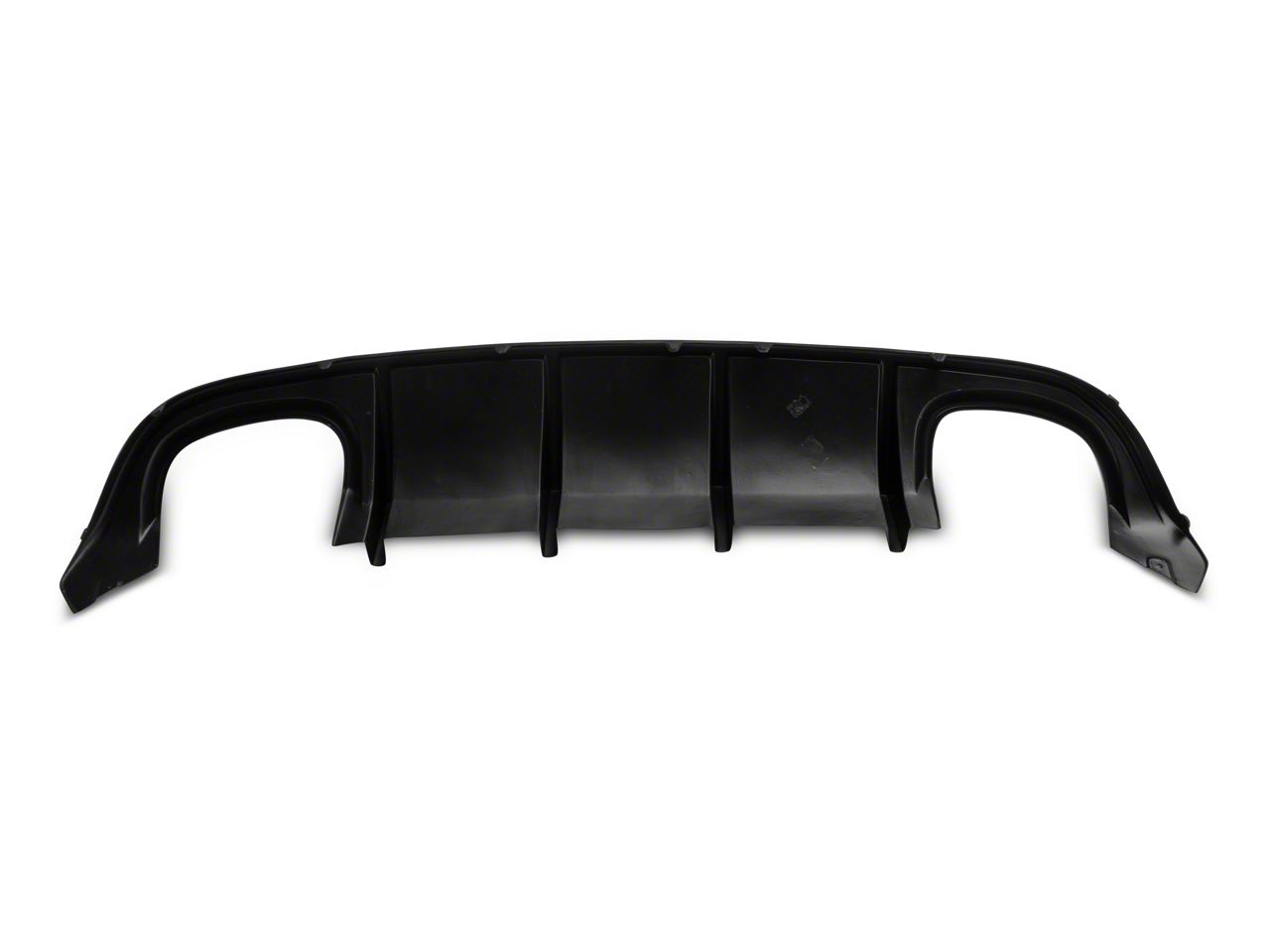 Charger QUAD Style Rear Diffuser; Matte Black (15-23 Charger SRT ...