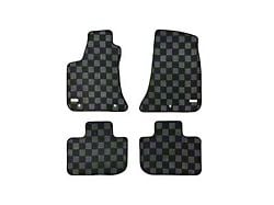 Race Carpet Front and Rear Floor Mats; Dark Gray (11-23 RWD Charger)