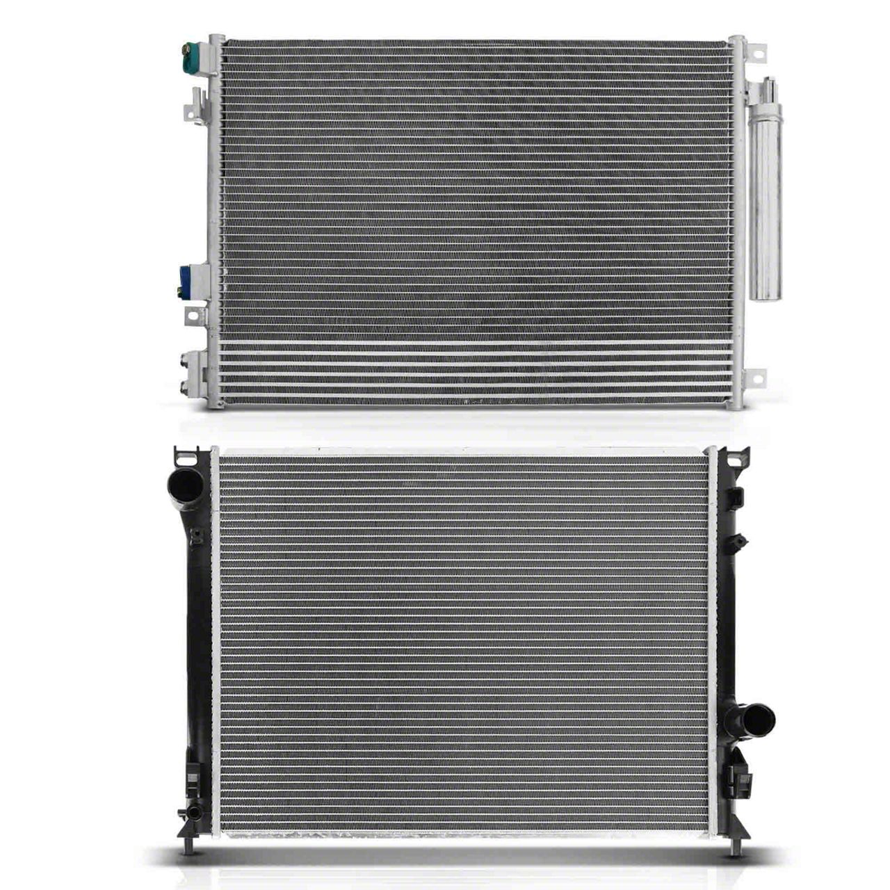 Charger Radiator and A/C Condenser Cooling Kit (2009 HEMI V8 Charger w ...