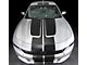 Rally Double Stripes with Hood Accents; Gloss Black (15-18 Charger)