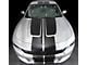 Rally Double Stripes with Hood Accents; Gloss Black (19-23 Charger)