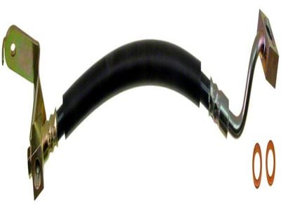 Rear Brake Hydraulic Hose; Driver Side (06-09 2.7L RWD Charger; 10-13 RWD Charger w/ 4-Wheel Disc Brakes)