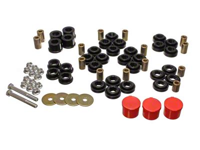 Rear Control Arm Bushings; Black (06-10 Charger)