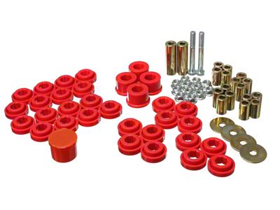 Rear Control Arm Bushings; Red (06-10 Charger)