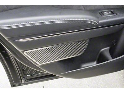 Rear Door Badge; Carbon Fiber (11-18 Charger)